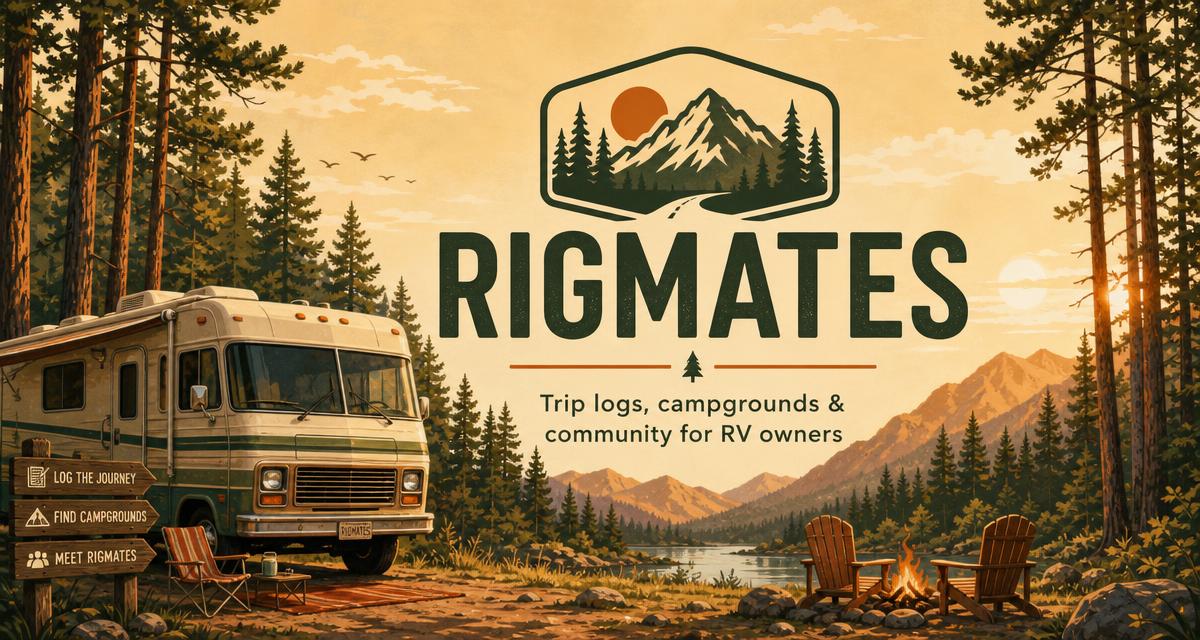 Rigmates — trip logs, campgrounds and community for RV owners